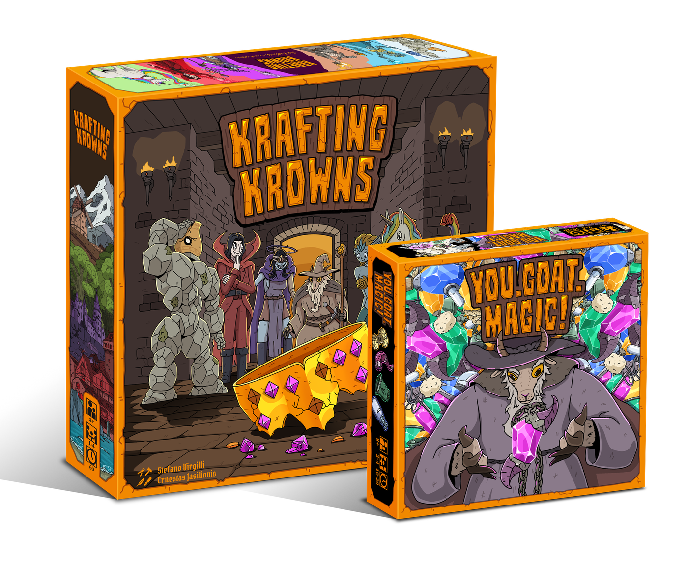 Krafting Krowns and You.Goat.Magic! boxes